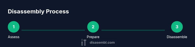 Process flow for RS3 disassembly