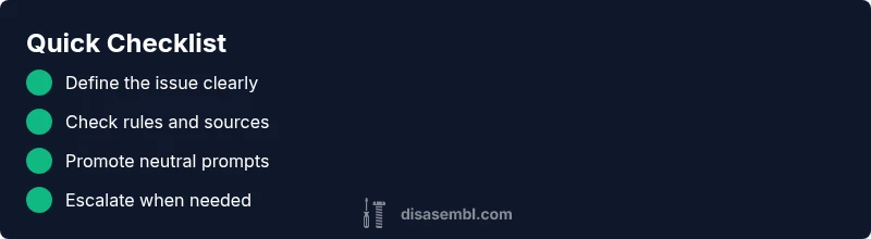 Checklist for diagnosing issues in Assembly of God Reddit discussions