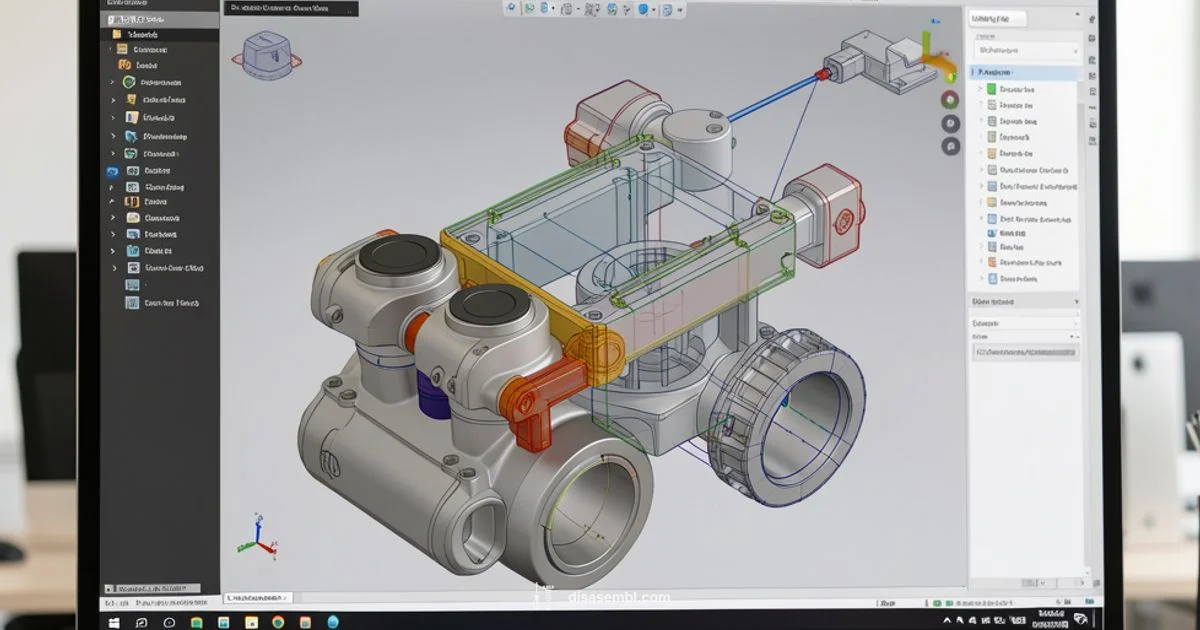 Assembly Visualization in SolidWorks - Disasembl