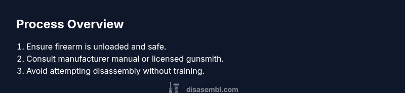 Process timeline for safe firearm maintenance and professional service