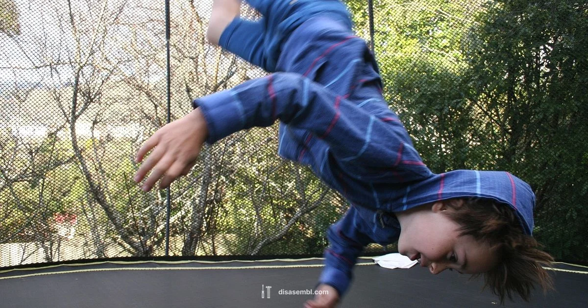 Disassembled Trampoline Size - Disasembl